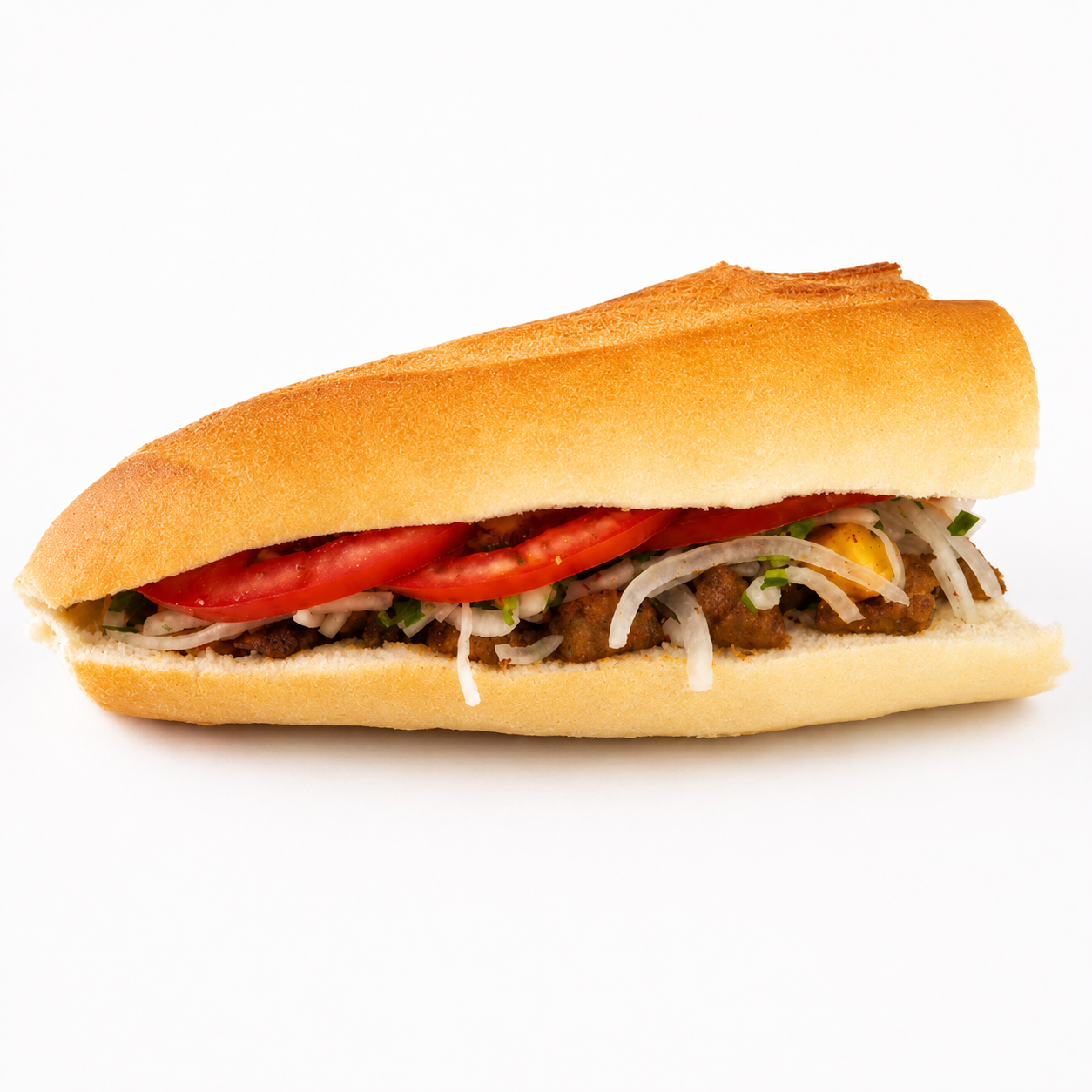 Yarım ekmek arası dana Arnavut ciğeri